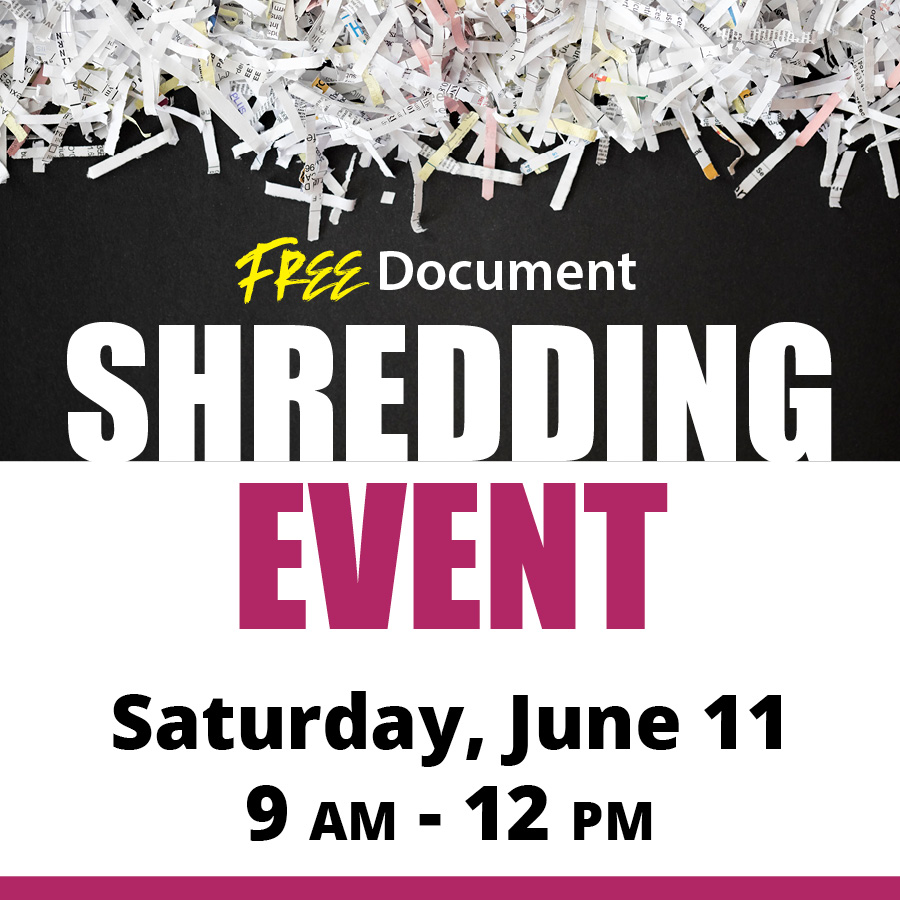 Free Community Shredding Event Potomac Place Assisted Living and