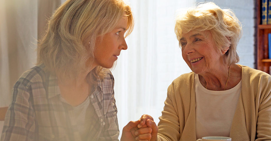 photo of a woman and her senior mother